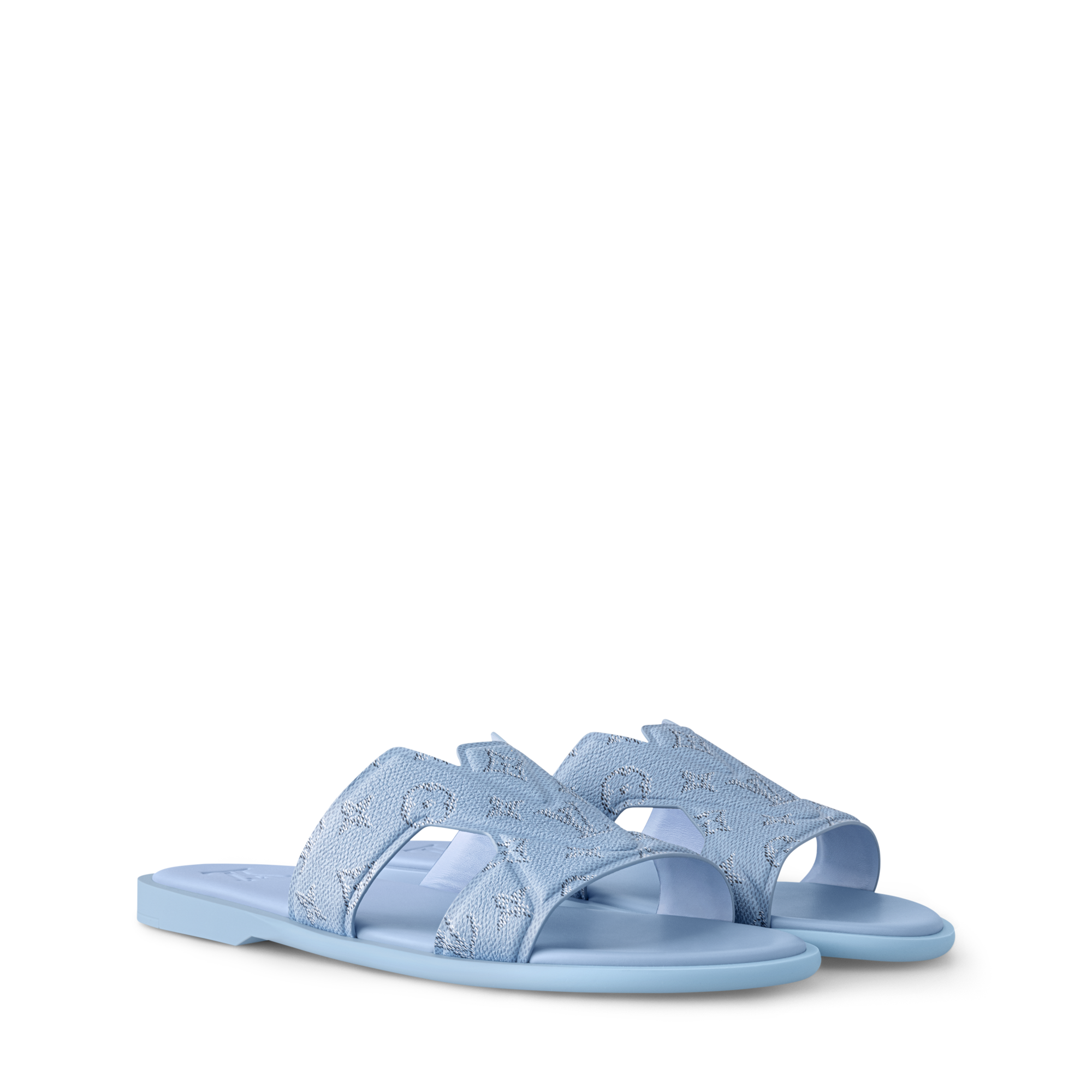 LOUIS VUITTON / LV×YK オアシスライン サンダル ブルー LOUIS VUITTON / LV×YK オアシスライン サンダル ブルー - メルカリ